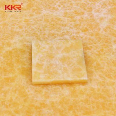Corian Acrylic Solid Surface Decoration Material Translucent Resin Tiles Wall Panels