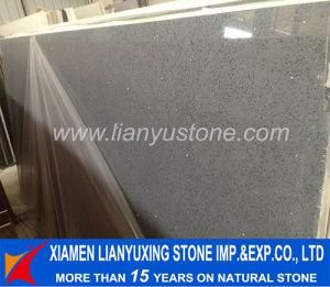 Artificial Grey Quartz Stone Slab for Countertop
