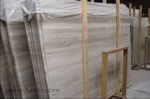 China White Wooden Marble, Light White Serperggiante Marble, Silver Wooden Marble, for Wall and Floor Tile