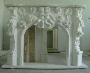 Multi-Colored Natural Stone Fireplace for Home Decoration &amp; Building