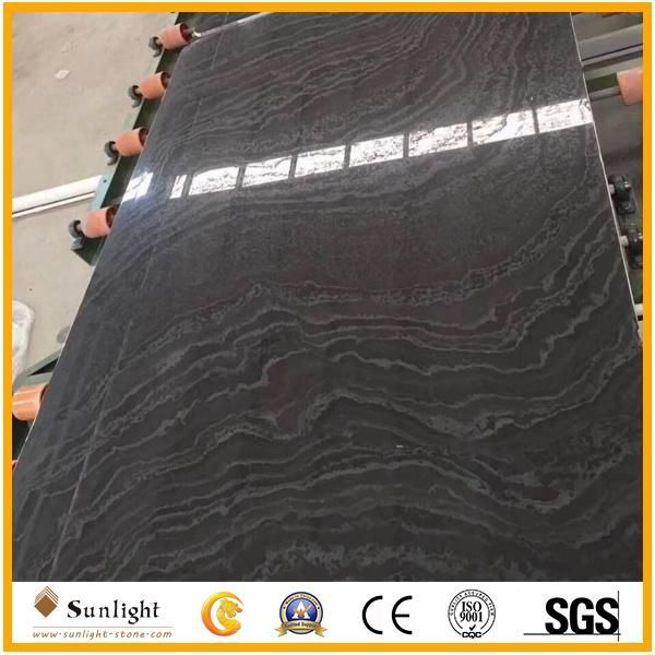 Hot Sell China Black Wooden Marble for Tiles, Vanity Tops