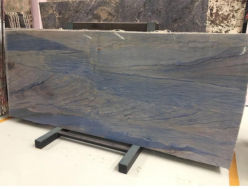 Azul Brazil Blue Bahia Granite for Top Hotel Decoration/Kitchen/Bathroom Granite/Quartz Countertops/Vanity Tops/ Slab