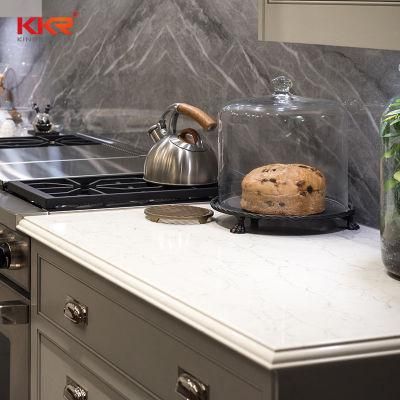 Prefab Artificial Stone Carrara Kitchen Worktops Calcatta Benchtops for Kitchen