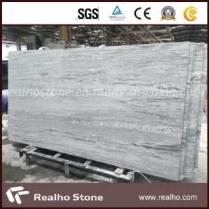 Polishing New River White Granite Island Countertops for Kitchen
