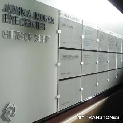 Pure Color Solid Surface Acrylic Display Wall Panel