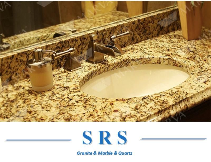 Santa Cecilia Yellow Granite for Countertops and Vanity Tops