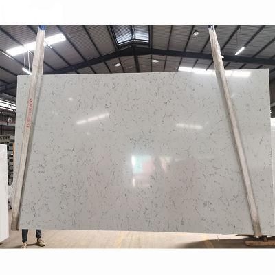 White Quartz Stone Tiles Artificial Stone Big Slab Wholesale