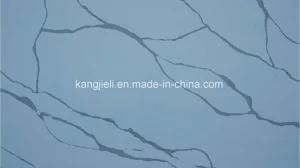 Construction Material Kzs611 Calacatta Artificial Quartz Marble for Interior Decoration