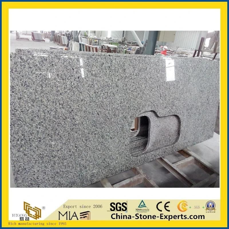 Natural Swan White Granite Countertops/Vanity Tops for Kitchen/Bathroom Engineering