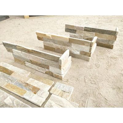Natural Wall Stone Panel Corners of Stacked Stone Culture Stone