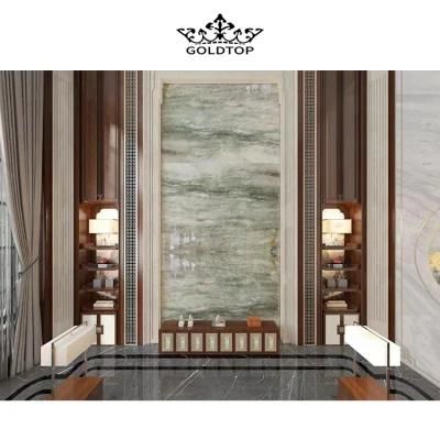 Green Marble Slabs for Interior Flooring Wall Decoration