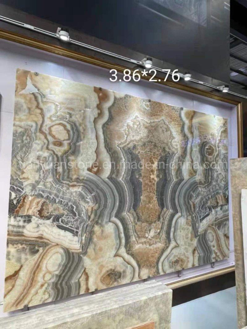 Luxury Stone Swiss Alps Granite Slabs, Brazil White Granite Quartzite Big Slab