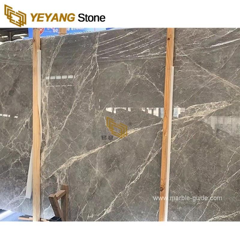 China Emperador Grey Marble Slabs in Stock for Countertop/Kitchen/Bathroom/Sale/Home/Residential Projects
