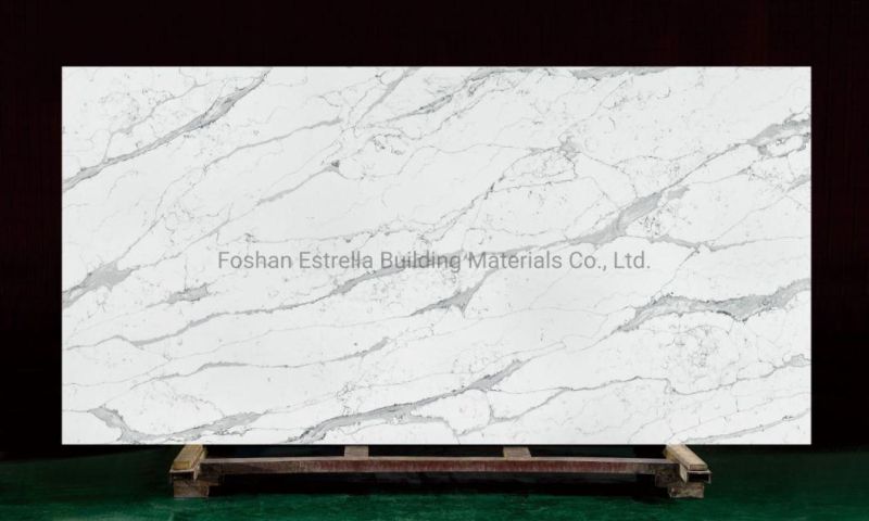Best Design Calacatta Artificial Quartz Stone Kitchen Countertop Thickness 2cm 2cm