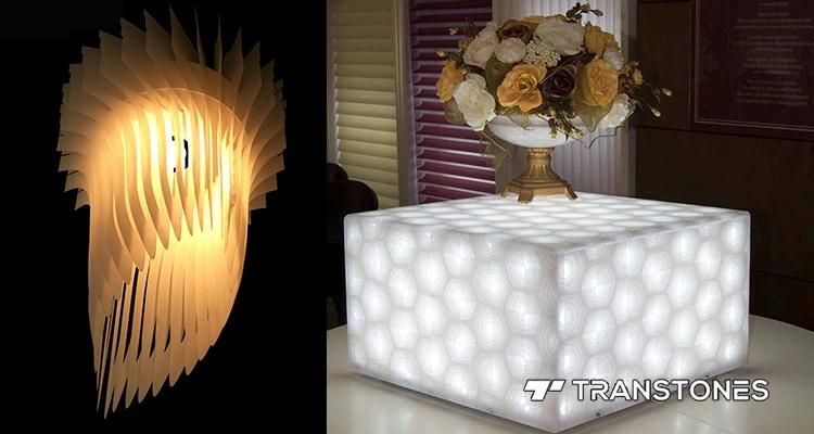 Sandstone Implanted Plant 4*8FT Decorative Acrylic Sheet for Bathroom Shower Panel