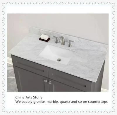 Bianco Carrara White Marble for Bathroom Vanity Top and Flooring Tile
