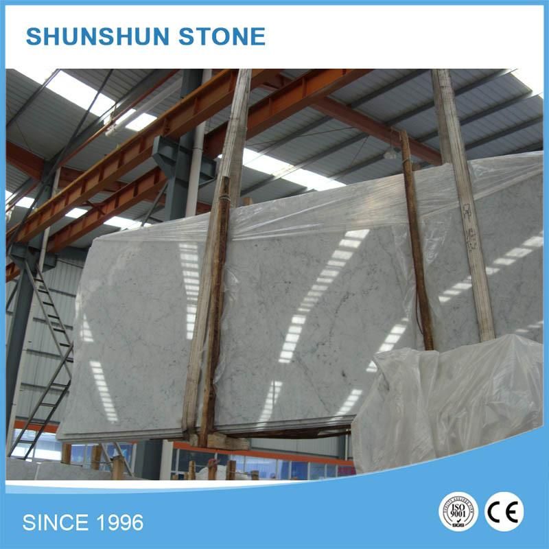 White Bianco Carrara Marble Slabs (high quality, good selling)