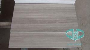 China Natural Polished White/Ancient Stone Wood Marble for Kitchen/Bathroom/Wall/Flooring/Step/Tile/Cladding
