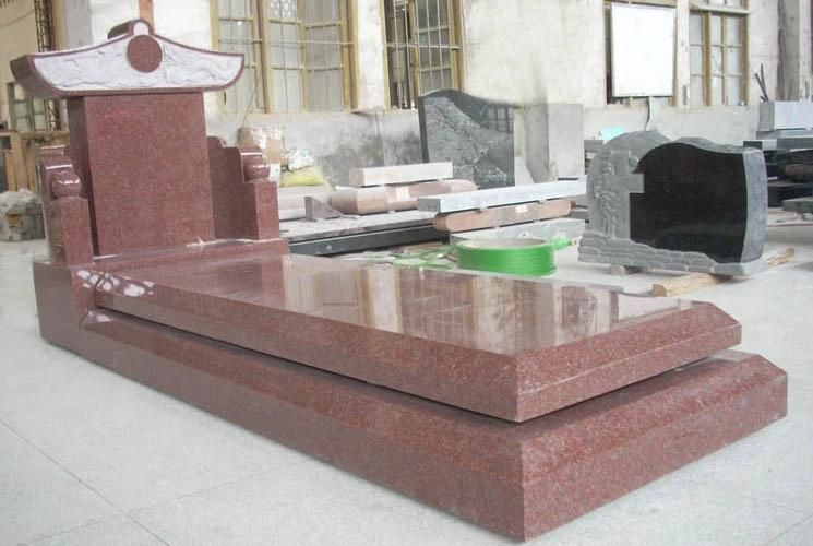 Red Granite Tombstones Gravestone Monuments Headstones