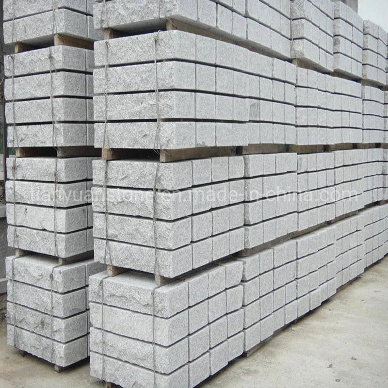Chinese Split Edge G603 Grey Granite Kerbstone for Driveway Border