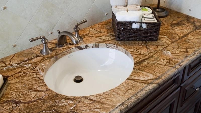 Granite Stone Countertop for Table Kitchen Cabinets Bathroom