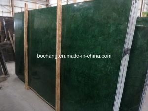 Grain Indian Green Marble Slab for Wall Cladding