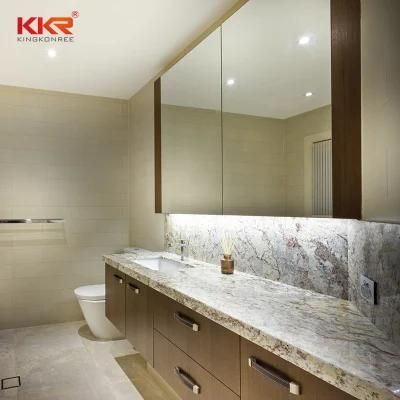 Artificial Stone Solid Surface Corian Prefabricated Countertop for Bathroom Vanity Top