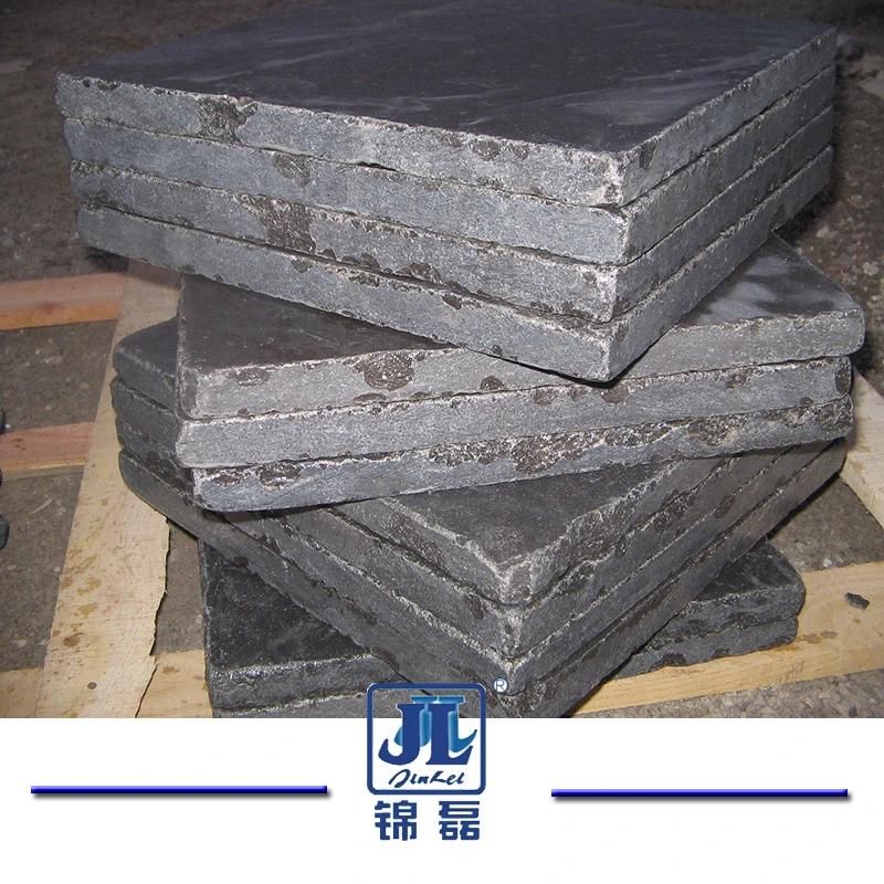 Building Material Natural Limestone Flamed/Honed/Tumbled Bluestone for Floor Tiles and Wall Cladding/Facade