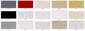 KF-026 White Gray Beige Cream Red Color Engineered Stone Quartz Stone