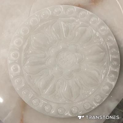 Translucent Decorated Polished Onyx Stone Customized Size Alabaster Wall Panel