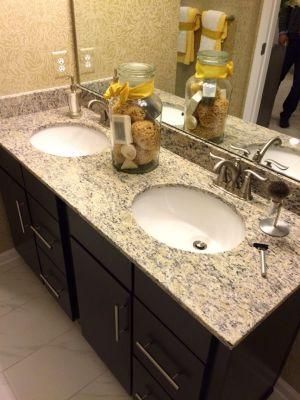 Yellow Granite Exotic Stone Countertop Worktops Table Sets Floor Wall Tiles