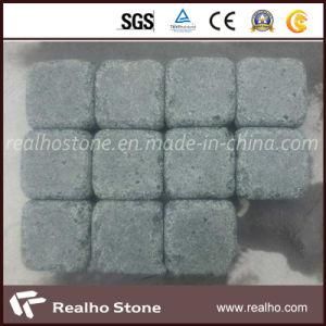 Tumbled Olive Green Granite G612 Cobble Stone for Sale
