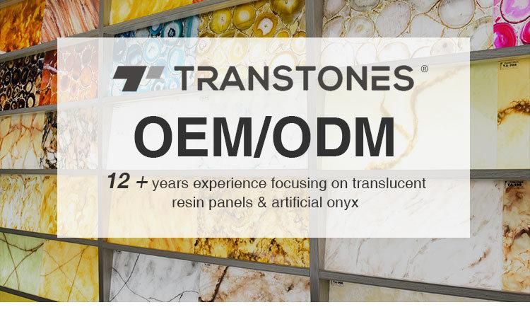 Guangzhou Alabaster Manufacturer Transtones Artificial Onyx Panel Factory Price