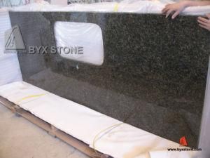 Natural Uba Tuba Dark Green Granite Stone Kitchen Countertop