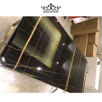 Luxury Black Natural Marble Home Restaurant Coffee Table