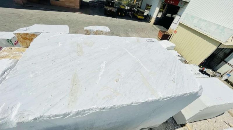 White Marble Blocks Italy White Carrara Marble Block Statuario Marble Block