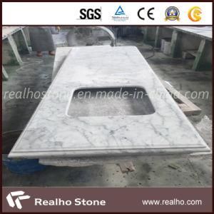 Carrara White Marble Countertop for Bathroom/Kitchen