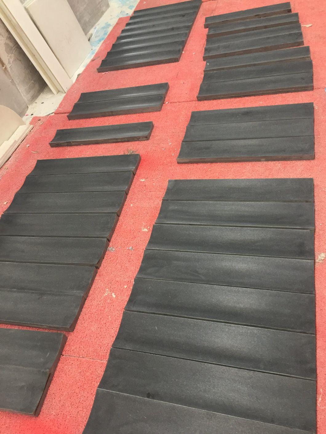 Absolute Black Granite Flute Tile for Wall
