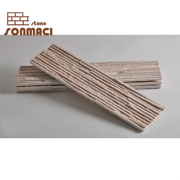 Golden Color Natural Thin Stone Stacked Veneer Sheets