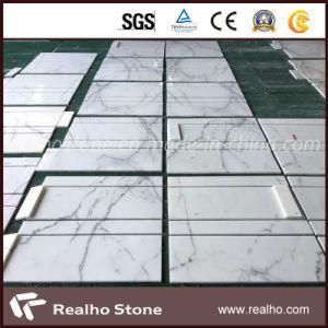 Polished Calacatta White Quartz for Tile