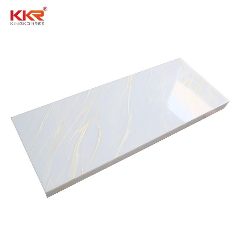 Commecial Desk Counter Top Translucente Solid Surface Table Top
