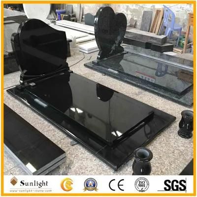 Absolute Black/Grey/Red/European/Russian/American Style Granite/Marble Tombstone with Custom Design M1 Style