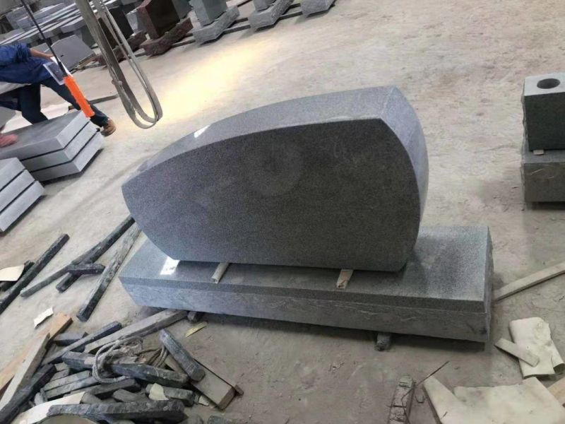 America USA Angel Heart Customized Cemetery Headstones Monuments