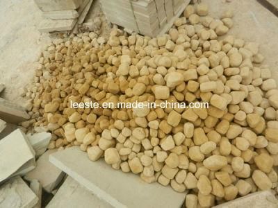 Outdoor Paving Cobblestone Tumbled Granite Crushed Stone