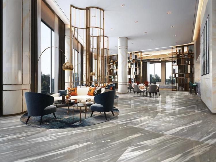 London Grey Marble 45 ° Grey Marble