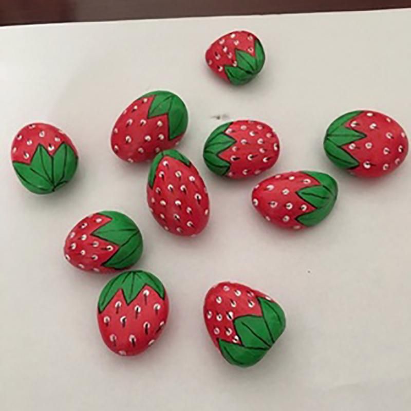 Colorful Painting Rocks for DIY Christmas Gifts
