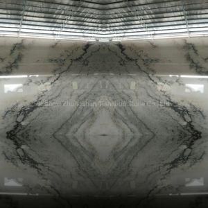 Honed Royal Grey Marble Stone Floor Tiles Work
