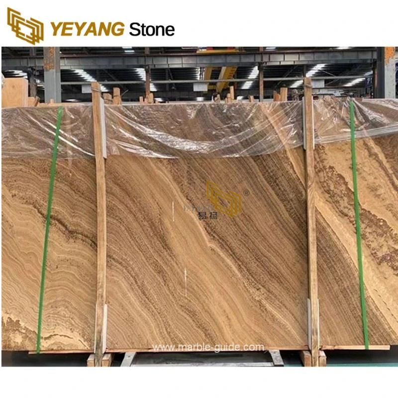 Wholesale Building Material Royal Brown Wood Marble for Flooring/Wall/Hotel/Home/Residential/Commercial Projects