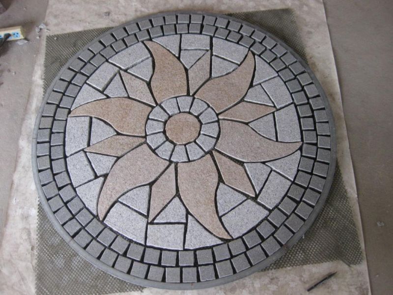 Natural Grey/Black/Red/Yellow Granite Garden/Cobble/ Cube/Flag/Kerb/Blind/Fan Shape/Paving Stones for Landscaping