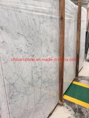 Carrara White Venate White Marble Slab for Countertop and Tile